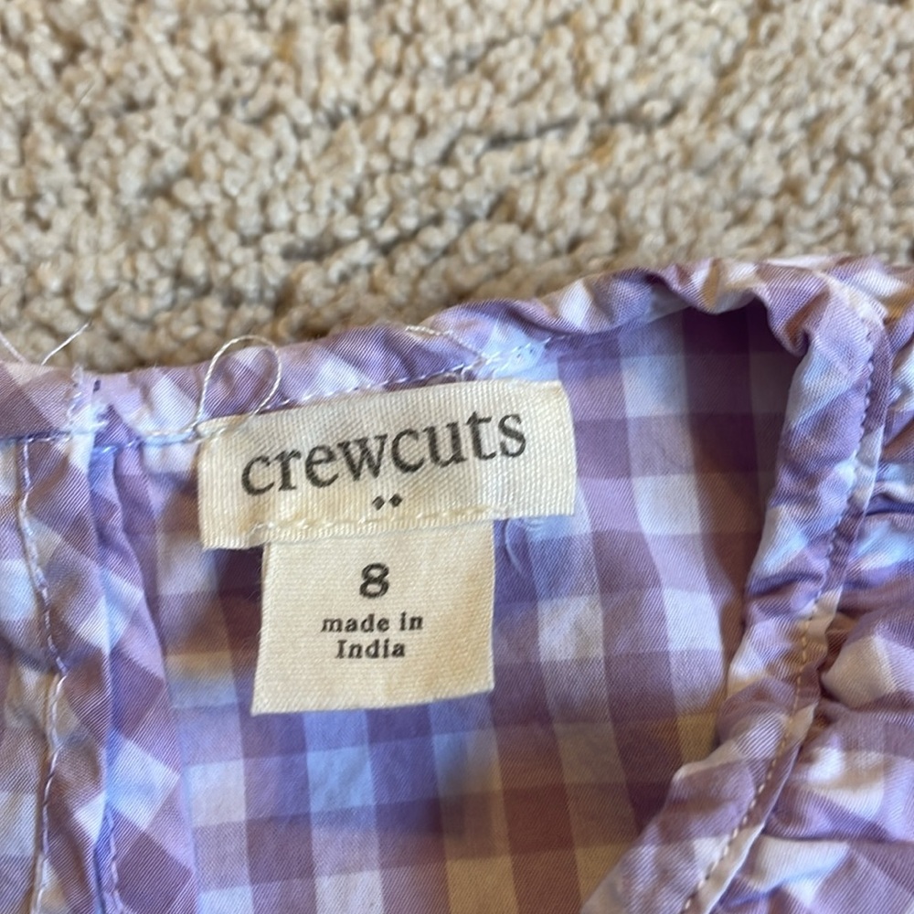 CrewCuts gingham ruffled top - Picture 4 of 4